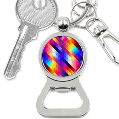 Abstract Background Colorful Pattern Bottle Opener Key Chains