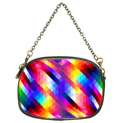 Abstract Background Colorful Pattern Chain Purses (one Side)  by Nexatart