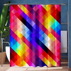 Abstract Background Colorful Pattern Shower Curtain 60  X 72  (medium)  by Nexatart