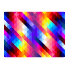 Abstract Background Colorful Pattern Double Sided Flano Blanket (Mini) 