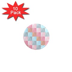 Abstract Pattern Background Pastel 1  Mini Magnet (10 Pack)  by Nexatart