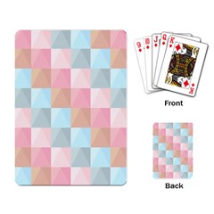 Abstract Pattern Background Pastel Playing Card