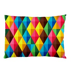 Background Colorful Abstract Pillow Case by Nexatart