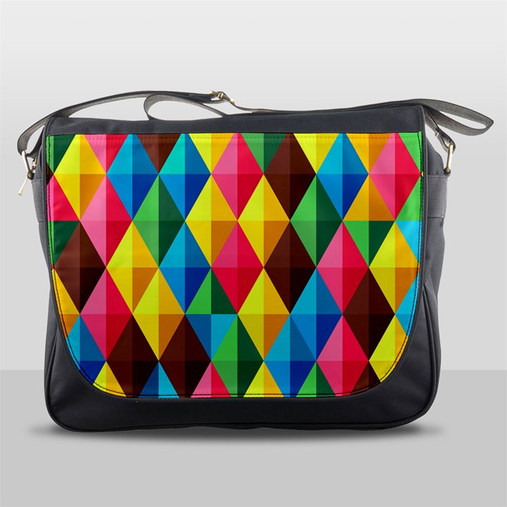 Background Colorful Abstract Messenger Bags