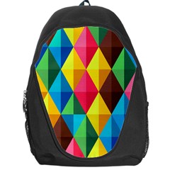 Background Colorful Abstract Backpack Bag by Nexatart