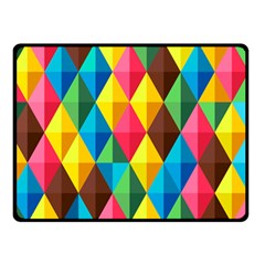 Background Colorful Abstract Double Sided Fleece Blanket (small)  by Nexatart