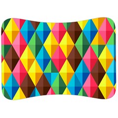 Background Colorful Abstract Velour Seat Head Rest Cushion by Nexatart