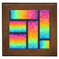 Background Colorful Abstract Framed Tiles by Nexatart