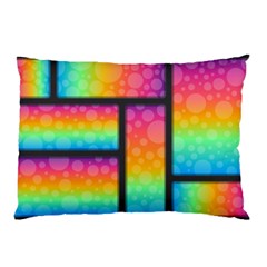 Background Colorful Abstract Pillow Case by Nexatart