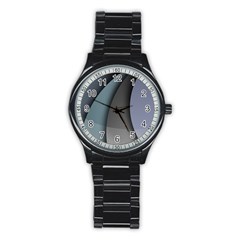 Abstract Background Abstraction Stainless Steel Round Watch by Nexatart