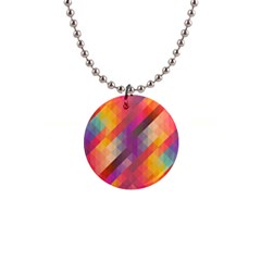 Abstract Background Colorful Pattern Button Necklaces by Nexatart