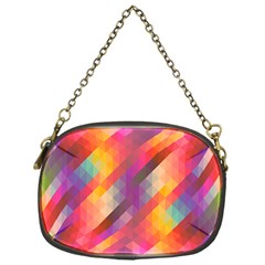 Abstract Background Colorful Pattern Chain Purses (one Side)  by Nexatart