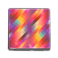 Abstract Background Colorful Pattern Memory Card Reader (square) by Nexatart