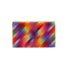 Abstract Background Colorful Pattern Cosmetic Bag (xs) by Nexatart