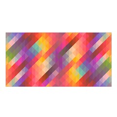 Abstract Background Colorful Pattern Satin Shawl by Nexatart