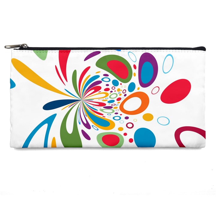 Light Circle Background Points Pencil Cases