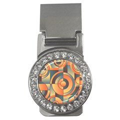 Background Abstract Orange Blue Money Clips (cz)  by Nexatart