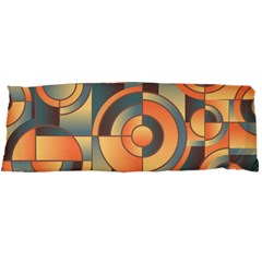 Background Abstract Orange Blue Body Pillow Case Dakimakura (two Sides) by Nexatart