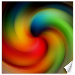 Abstract Spiral Art Creativity Canvas 12  X 12   by Nexatart