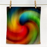 Abstract Spiral Art Creativity Face Towel Front