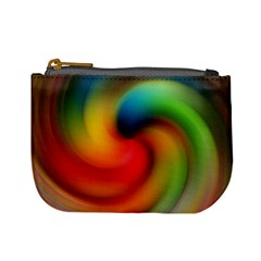 Abstract Spiral Art Creativity Mini Coin Purses by Nexatart