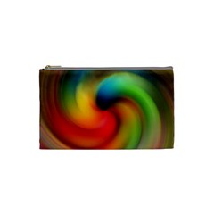 Abstract Spiral Art Creativity Cosmetic Bag (small)  by Nexatart