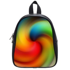 Abstract Spiral Art Creativity School Bag (small) by Nexatart