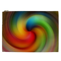 Abstract Spiral Art Creativity Cosmetic Bag (xxl)  by Nexatart