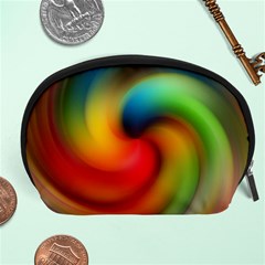 Abstract Spiral Art Creativity Accessory Pouches (large)  by Nexatart