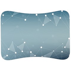 Background Abstract Line Velour Seat Head Rest Cushion