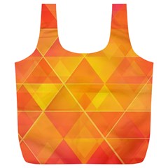 Background Colorful Abstract Full Print Recycle Bags (l)  by Nexatart