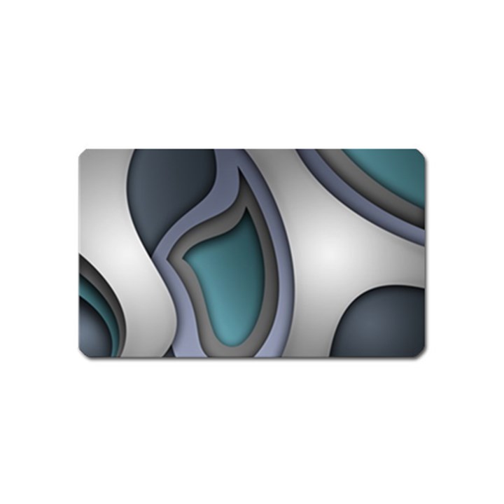 Abstract Background Abstraction Magnet (Name Card)