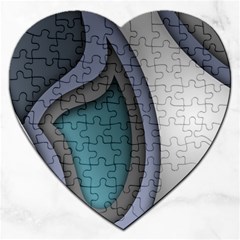 Abstract Background Abstraction Jigsaw Puzzle (heart) by Nexatart