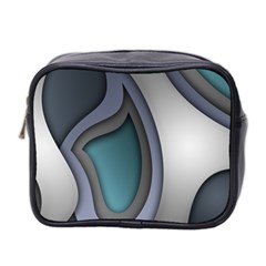 Abstract Background Abstraction Mini Toiletries Bag 2-side by Nexatart