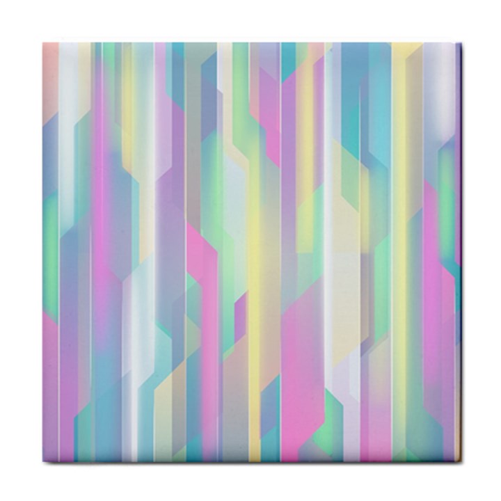 Background Abstract Pastels Tile Coasters