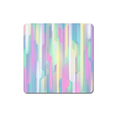 Background Abstract Pastels Square Magnet by Nexatart