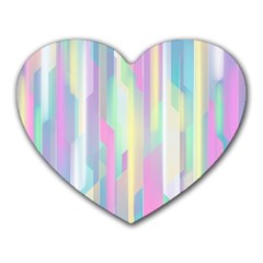 Background Abstract Pastels Heart Mousepads by Nexatart