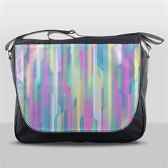 Background Abstract Pastels Messenger Bags by Nexatart