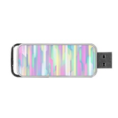 Background Abstract Pastels Portable Usb Flash (one Side) by Nexatart