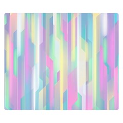 Background Abstract Pastels Double Sided Flano Blanket (small)  by Nexatart