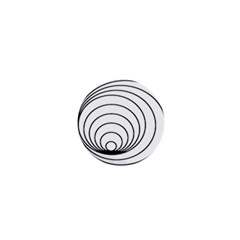 Spiral Eddy Route Symbol Bent 1  Mini Magnets by Nexatart