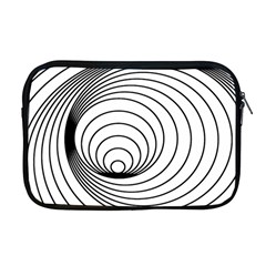 Spiral Eddy Route Symbol Bent Apple Macbook Pro 17  Zipper Case by Nexatart