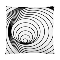 Spiral Eddy Route Symbol Bent Standard Cushion Case (one Side) by Nexatart