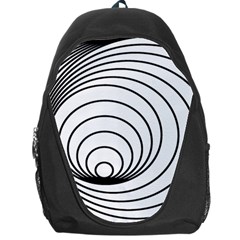 Spiral Eddy Route Symbol Bent Backpack Bag by Nexatart