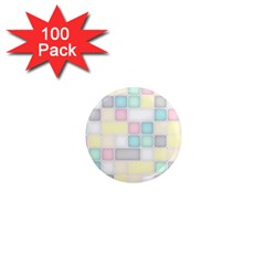 Background Abstract Pastels Square 1  Mini Magnets (100 Pack)  by Nexatart