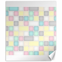 Background Abstract Pastels Square Canvas 8  X 10  by Nexatart