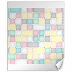 Background Abstract Pastels Square Canvas 16  X 20   by Nexatart