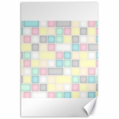 Background Abstract Pastels Square Canvas 24  X 36  by Nexatart