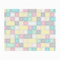 Background Abstract Pastels Square Small Glasses Cloth (2-side) by Nexatart