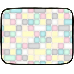 Background Abstract Pastels Square Double Sided Fleece Blanket (mini)  by Nexatart